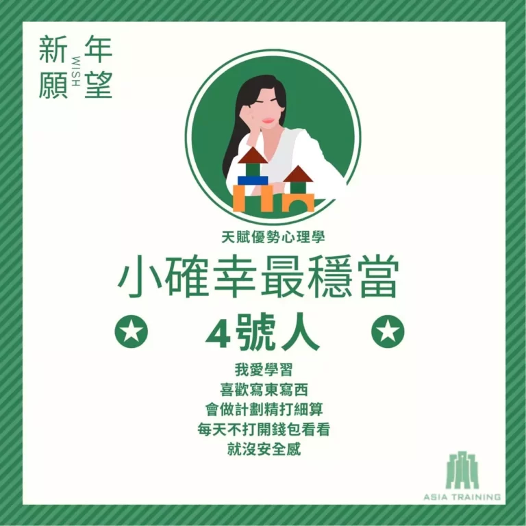 天賦優勢心理學 ── 4 號人