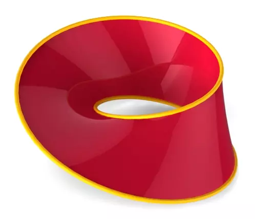 圖／莫比烏斯環 Mobius band（取自 JoshDif CC BY-SA 3.0）