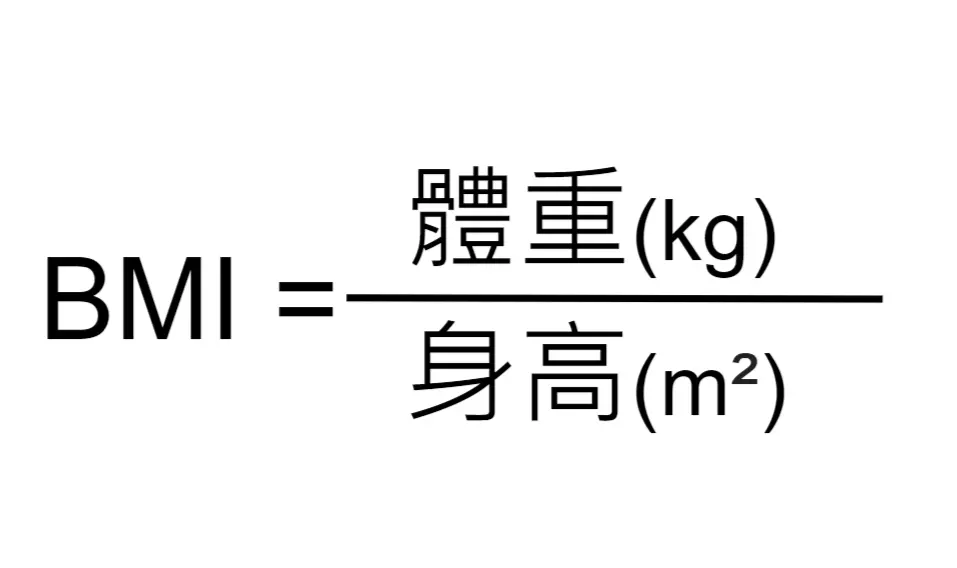 圖／BMI 公式。
