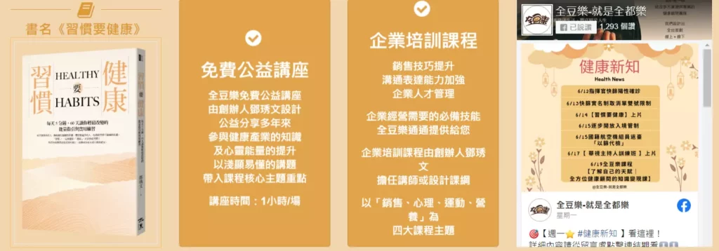 📣全豆樂"全方位健康顧問入門班"培訓心得分享