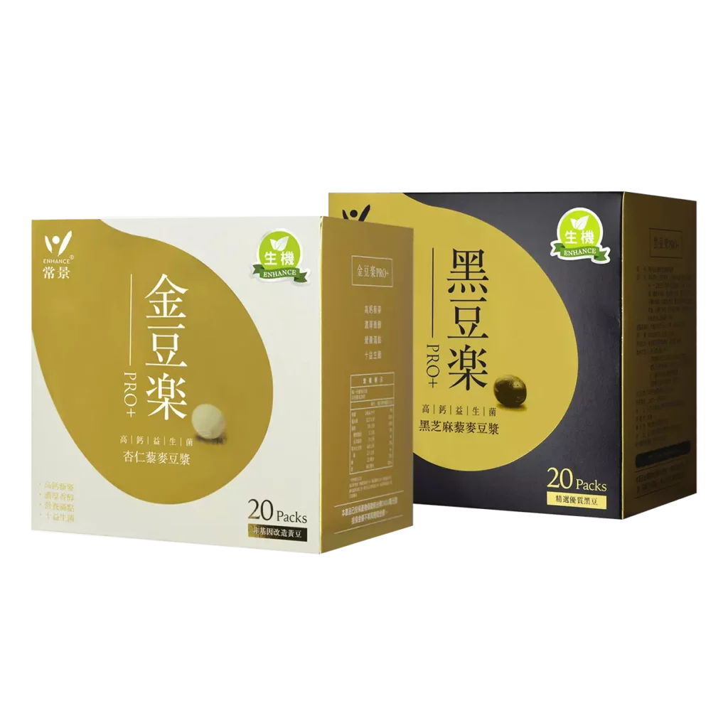 圖 取自常景有機／高鈣益生菌藜麥豆漿系列。
